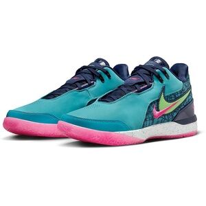 Nike LeBron NXXT Gen Teal Pink Green Basketball Shoes Sz 14